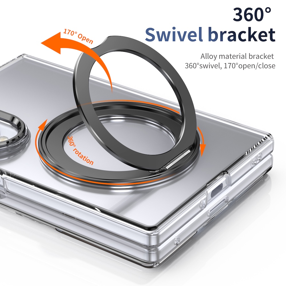COCO Ring Stand | Samsung Z Flip8 /w Tempered Glass Protector [2pcs Front/Back]