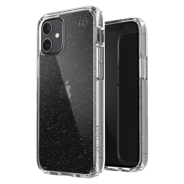 [KW5-08] Speck Presidio (4m drop) | iPhone 12 mini (5.4) - Perfect Clear Glitter