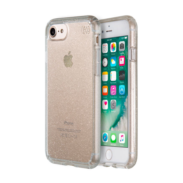 [BWS1-01] Speck Presidio Clear + Glitter | iPhone 7/8/SE 2020 – CLEAR/GOLD GLITTER