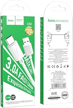 Hoco X88 | USB-A to Type-C Gratified charging data cable