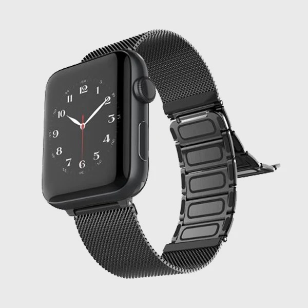 Raptic Classic Plus Mag Milanese Band | Apple Watch 42/44/45/49 - Black