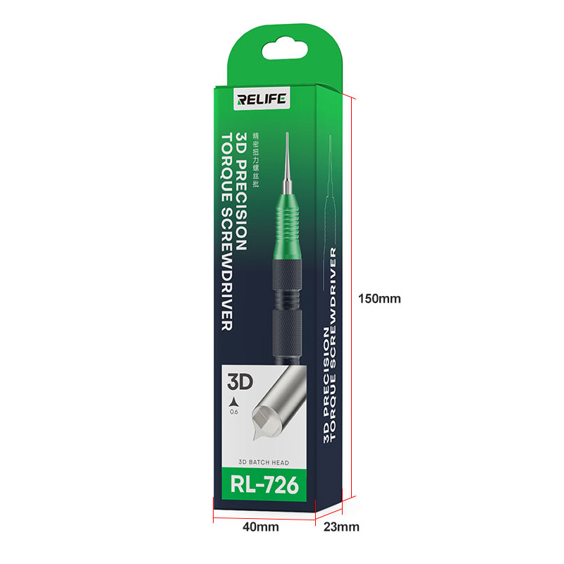RELIFE RL-726 0.6mm Y Type 3D Torque Precision Screwdriver