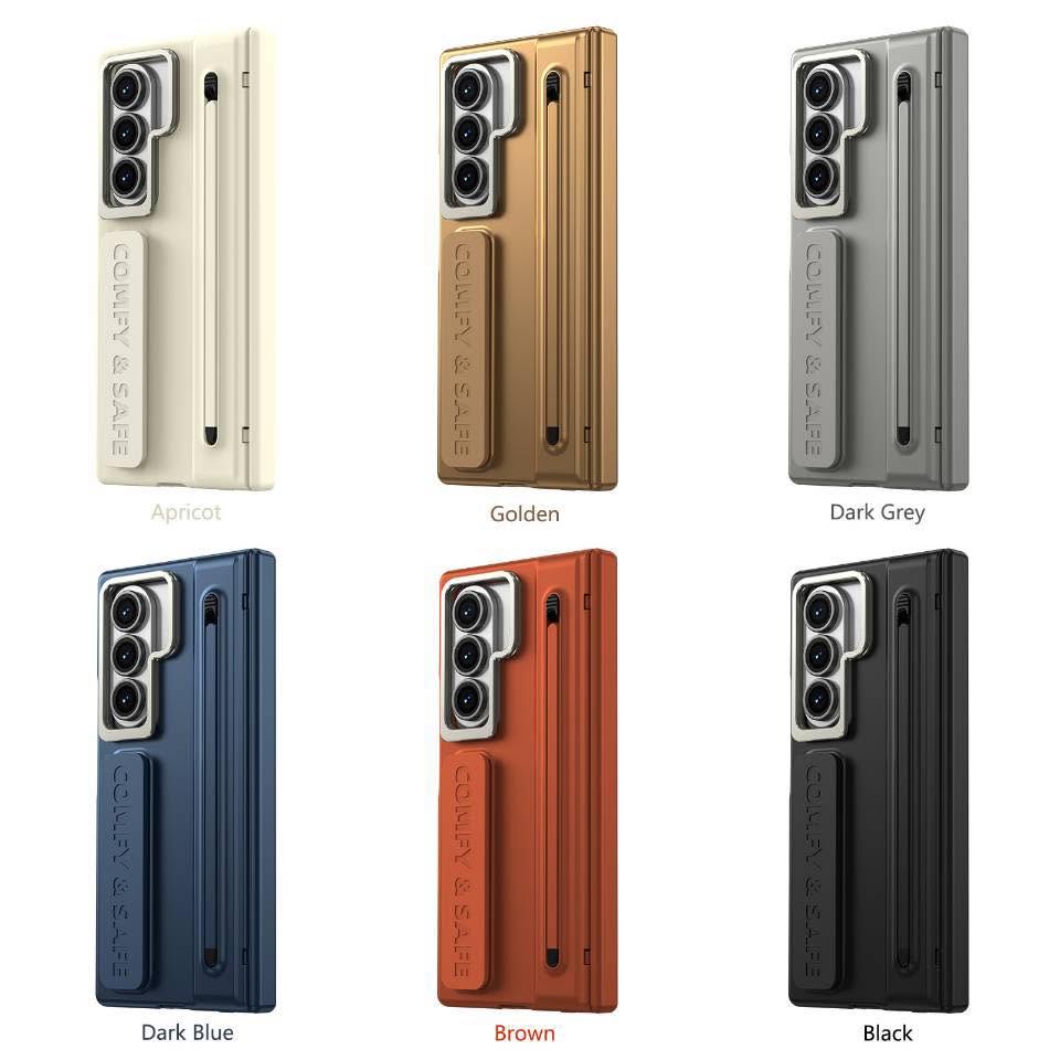 COCO Camera Stand | Samsung Z Fold8 /w stylus, tempered glass, finger strap [2pcs Front/Back]