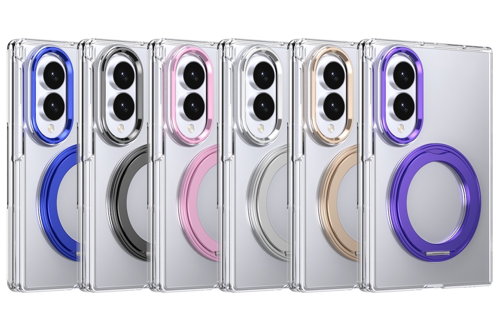 COCO Ring Stand Crystal | Samsung Fold8 (WIDE) /w Tempered Glass Protector [2pcs Front/Back]