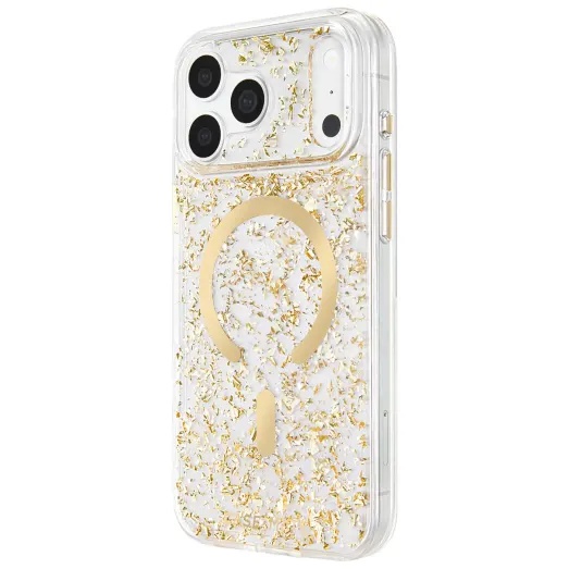 Case-Mate Karat Flakes MagSafe | iPhone 18 Pro/iPhone 17 Pro - Gold